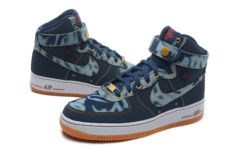 Nike Air Force 1 High Denim Jeans Sneaker